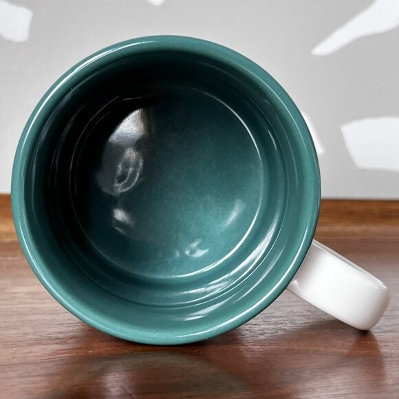 Vintage Potpourri Press Christmas Mug Panda Bear Wrap-Around Design Japan Green - Picture 6 of 8